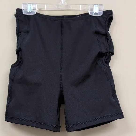 Savage X Fenty Black Wildcat High Waist Shorts Size Medium - Picture 2 of 8